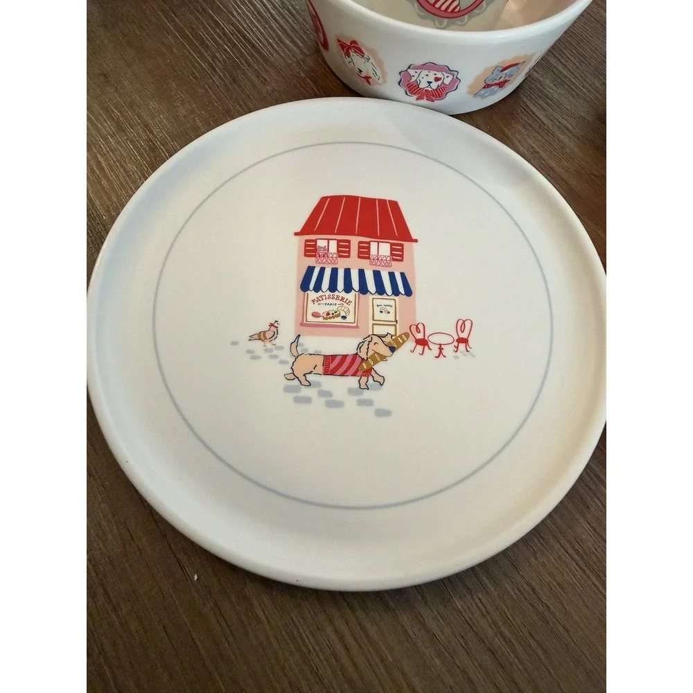 Pillowfort Target 3pc Figural Animal Kids Dinnerware Set Plate, Bowl, Cup NEW